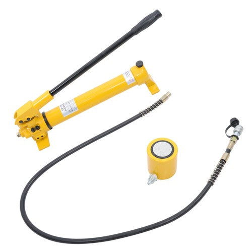 30 Ton Hydraulic Jack Power Ram Kit and CP-700 Manual Hydraulic Hand Pump