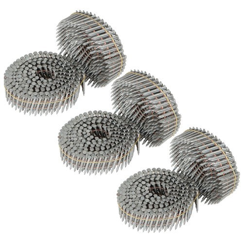 Full Round-Head Hot-Dipped Galvanized 3600× 1-1/4"× 0.092" Ring Coil Siding Nail