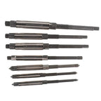 7Pcs/Set Adjustable Hand Reamers, HV to H3,1/4" to 15/32" High Speed Steel