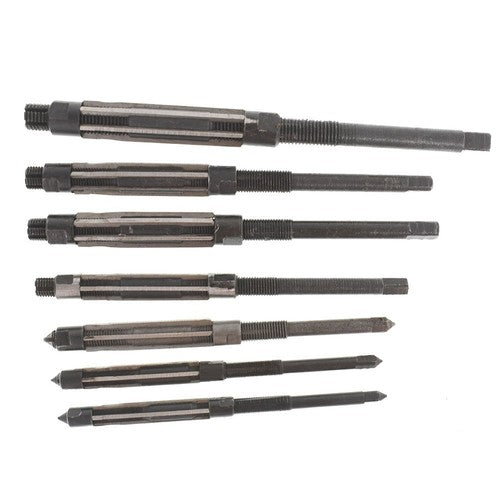 7Pcs/Set Adjustable Hand Reamers, HV to H3,1/4" to 15/32" High Speed Steel