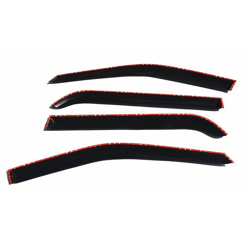 Tape-On Window Visor Guards Sun Rain Shade Smoke For Ford Explorer 2011-2019