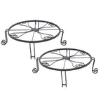 2 Pack Plant Stand For Flower Pot Heavy Duty Flower Pot Round Supports Rack