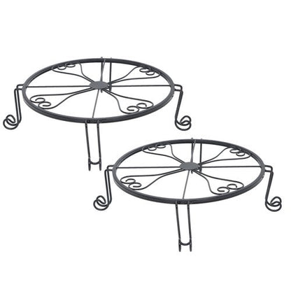 2 Pack Plant Stand For Flower Pot Heavy Duty Flower Pot Round Supports Rack