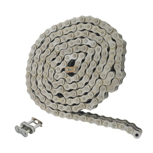#60-2 Double Strand Duplex Roller Chain 10 Ft with 2 Connect Links