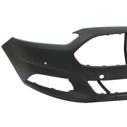 Grille + Front Bumper Combo Plastic Primered For 2013 2014 2015 2016 Ford Fusion