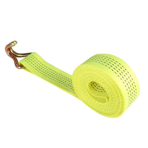 8-Pcs 2" x 15 Ft Ratchet Straps With J Hook 5000 Lbs Heavy Duty Tie Downs