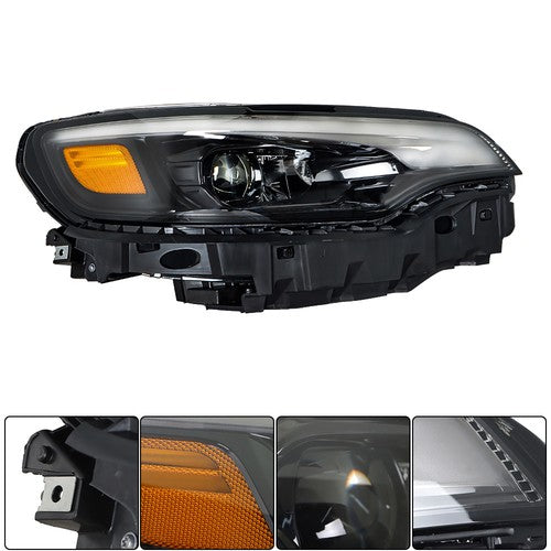 Passenger/Right Side Fit For Jeep Cherokee 2019-2022 Projector Headlamp Assembly