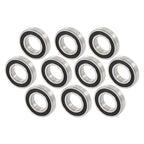 10Pcs 6209-2RS Deep Groove Ball Bearings 45mm Inner Dia 85mm OD 19mm Bore Sealed
