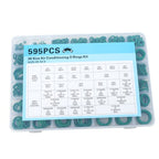 595 Pcs Metric/SAE AC O-Ring Assortment Kit 36 Size Seals 3-22mm