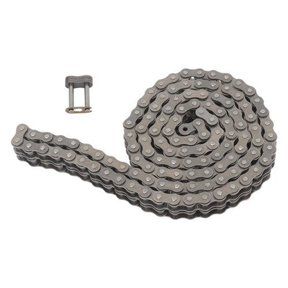 #80-2 Duplex Double Strand Roller Chain x 10 feet + 2 Connecting Links