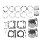 For HISUN 800 UTV ATV 800cc YS800 MSU800 Qlink MASSIMO Front Rear Cylinder Kit