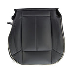 NEW Black Leather For Hummer H3 2006-2010 Driver&passenger Bottom Seat Cover