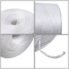 1 ply x 6300 ft, 156 lb. Tensile Strength, White Polypropylene Tying Twine