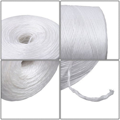 1 ply x 6300 ft, 156 lb. Tensile Strength, White Polypropylene Tying Twine