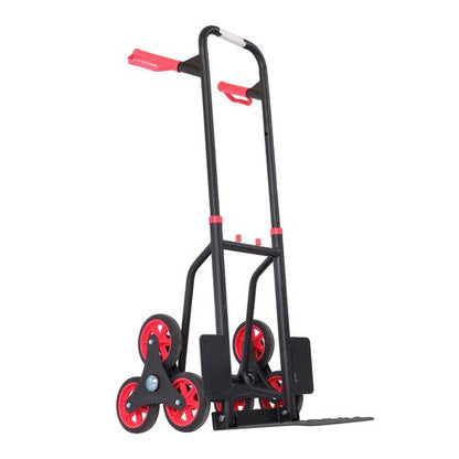 W/ 6 TPR Wheels Stair Climbing Hand Truck Capacity:440lbs Telescoping Handle