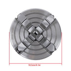 K72-100 4Inch 4-Jaw Metal Lathe Chuck Independent Reversible Jaws Key Handle New