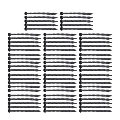 Garden Spiral Landscape Spikes 70PCS 8 Inch Plastic Landscape Anchoring Spikes