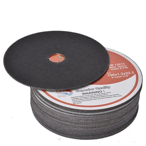 25 Pack 6"x.045"x7/8" Cut-off Wheel - Metal & Stainless Steel Cutting Discs