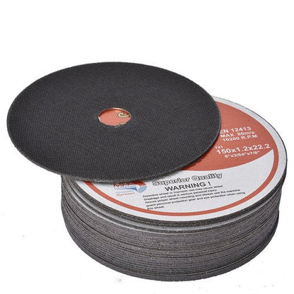 25 Pack 6"x.045"x7/8" Cut-off Wheel - Metal & Stainless Steel Cutting Discs