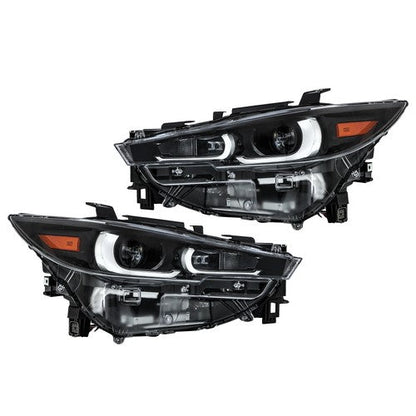 Headlamps Headlights Assembly For 2022-24 Mazda CX-5 Left+Right Non-AFS&LED DRL