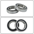 6009-2RS Deep Groove Ball Bearings 10pcs 45mm Inner Dia 75mm OD 16mm Bore Sealed