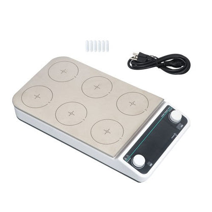 6x500ml 6 Position Magnetic Stirrer Multi-Position Magnetic 120?/248? 50-1200RPM