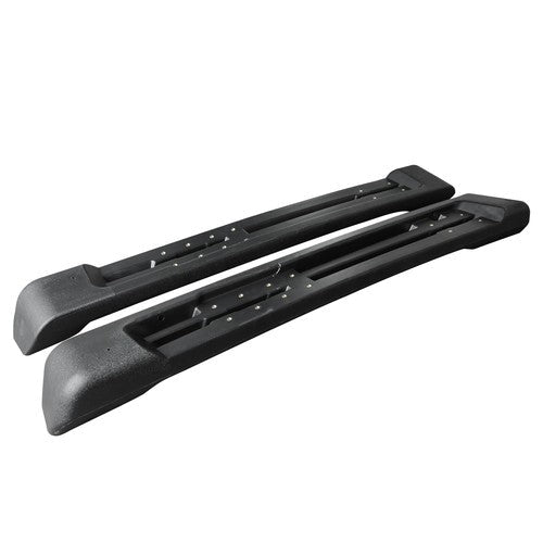 For 2007 08 09-2018 Jeep Wrangler JK 2 Door Nerf Bar Running Boards Side Step