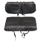 For Club Car Precedent Seat Cushion Black Golf Cart Diamond Seat Cover Kit