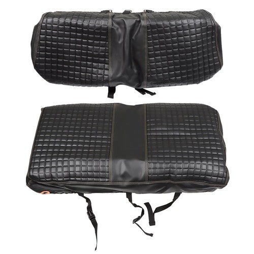 For Club Car Precedent Seat Cushion Black Golf Cart Diamond Seat Cover Kit