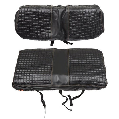 For Club Car Precedent Seat Cushion Black Golf Cart Diamond Seat Cover Kit