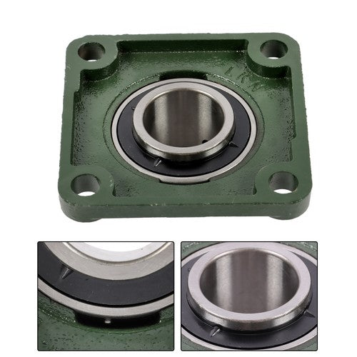 (6) UCF209-28 Solid Base Pillow Block Flange Mounted Bearing 1-3/4" Bore 4 Bolt
