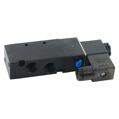3/8'' 5 Port, 2 Position Pneumatic Solenoid Valve, 110V AC Coil, Air Return