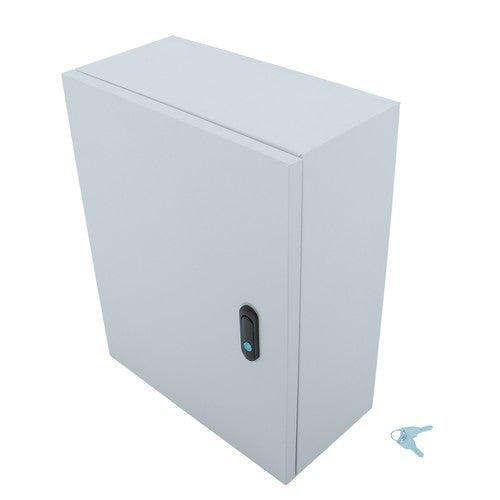 Steel Enclosure, 20 × 16 × 8" NEMA 4X Electrical Box, IP56 Waterproof Outdoor