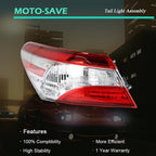 Rear Tail Light Outer Lamp Driver/LH Side For Toyota Camry SE LE 2018 2019 2020