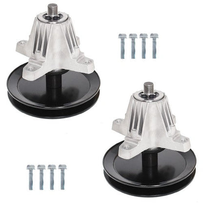 2pc Spindle Assembly For MTD Lt46 LX46 46" Deck 918-06977A 618-06977 618-06977A