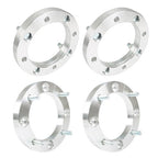 Wheel Spacers 4x156 1" 131mm M12x1.5 Silver 4Pcs For Polaris Polaris RZR 2015+