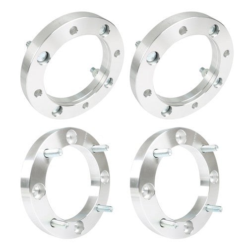 Wheel Spacers 4x156 1" 131mm M12x1.5 Silver 4Pcs For Polaris Polaris RZR 2015+
