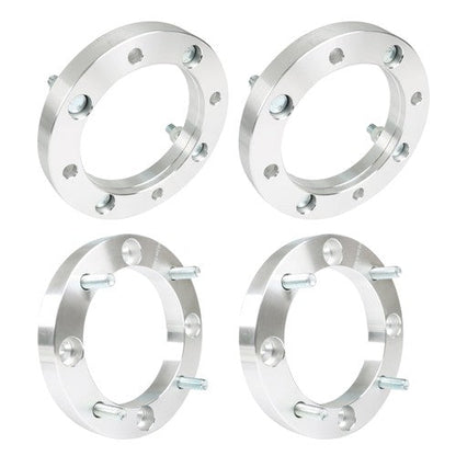Wheel Spacers 4x156 1" 131mm M12x1.5 Silver 4Pcs For Polaris Polaris RZR 2015+