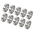 10Pcs 6008-2RS Bearings 40×68×15mm Double Rubber Seals Deep Groove Ball Bearing