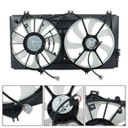 621238 Radiator Cooling Fan Assembly Dual Fan For Toyota Camry 2001 2002-2007