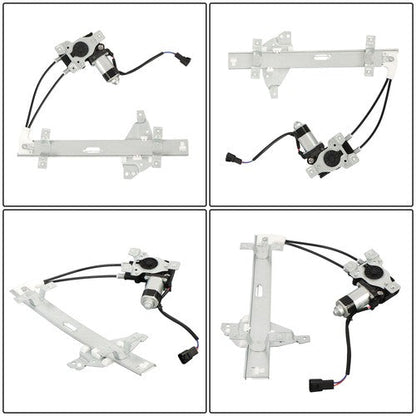 Power Window Regulator RL&RR w/ Motor For Buick Century 97-05 741-709 741-710
