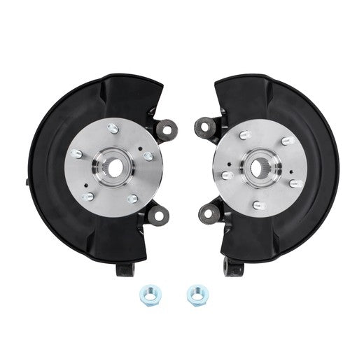 2× Steering Knuckle & Wheel Hub Bearing Assembly For Honda CR-V L4 2.4L 2007-09
