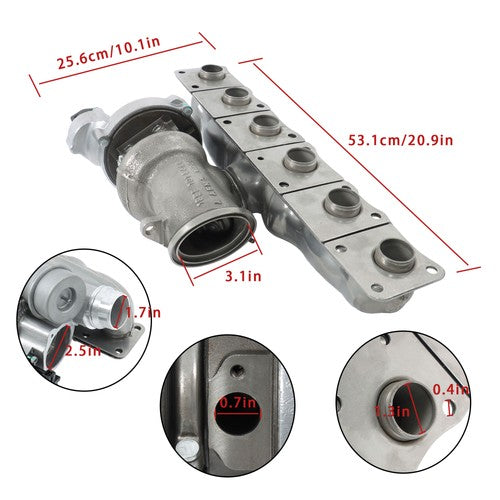 For BMW 535i GT 2010-2015 BMW 640i 2012-2014 3.0L 18539700005 Turbo Turbocharger
