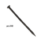 300PCS 8 Inch Plastic Landscape Anchoring Spikes, Garden Spiral Landscape Spikes