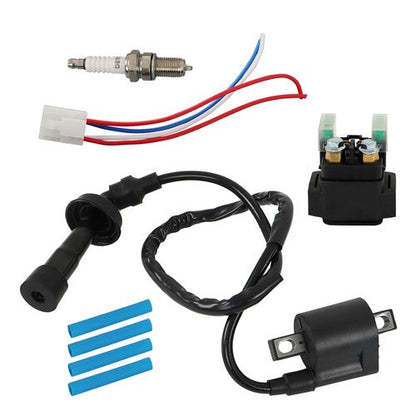 Ignition Coil Starter Relay Solenoid For Yamaha Grizzly 660 YFM660F 4x4 2002-08