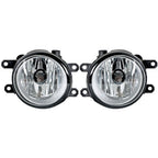 Pair Fog Lights Assembly Wiring+Switch+Cover For 15-16 Toyota Yaris 8122002110