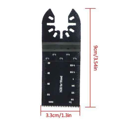 Quick Release Oscillating Tool Blades Professional Universal 100 Pcs 30-90mm