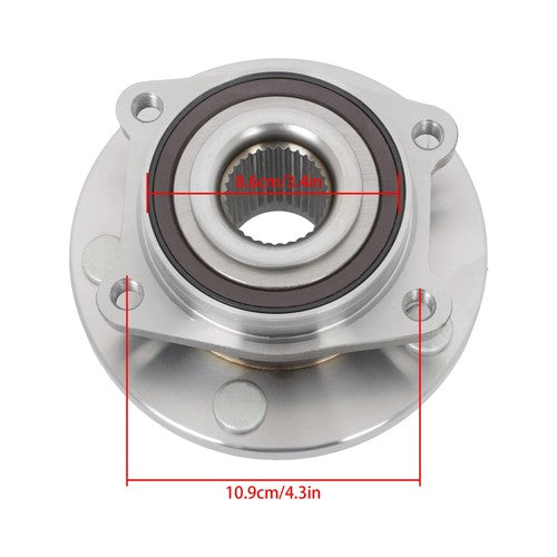 2pcs For Dodge Avenger 2008-2014 Front Wheel Bearings and Hubs Assembly 513263