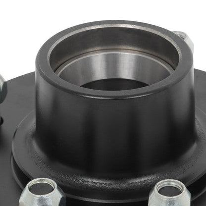2 Sets For 8-lug 6.5" Trailer Hub Kit and Square #42 Spindles-8 Pieces/set