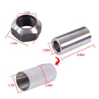 For Tractor 2PCS 49" Square Hay Spike Bale Spear Wide Tine Spike Skid Conus